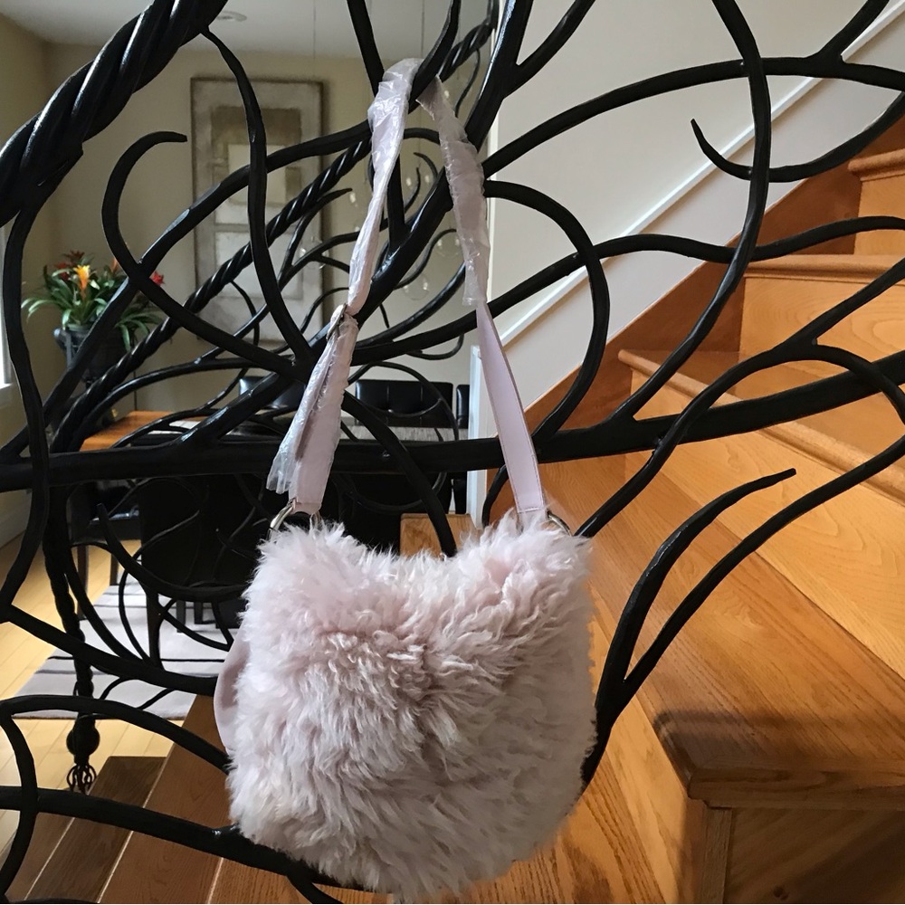 UGG Pink Fur Shoulder Bag - Picture 6 of 13
